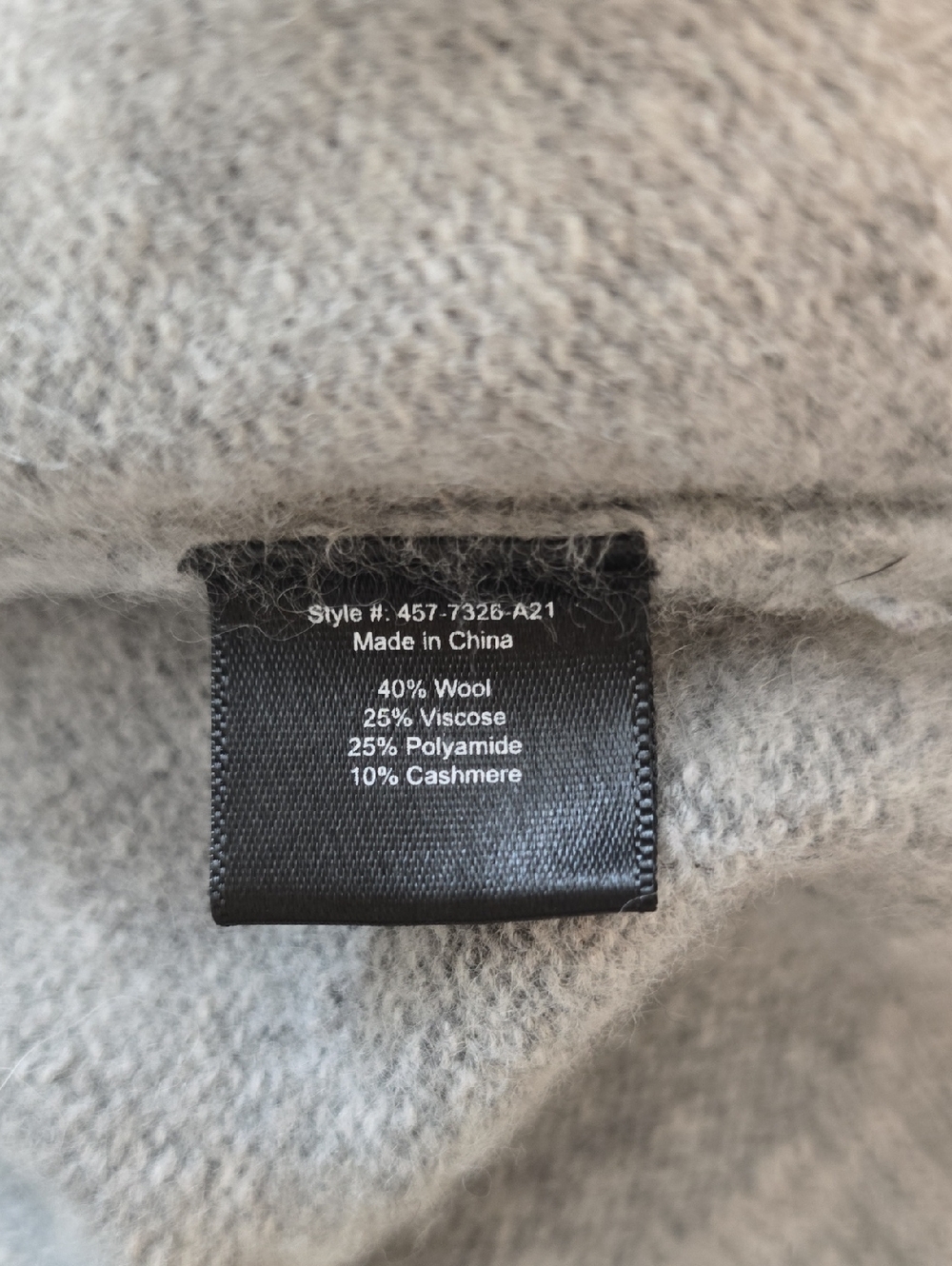 Jenni Kayne, Everyday Gray Wool Cashmere Blend Crewneck Sweater, EUC, W's XS - Picture 12 of 13